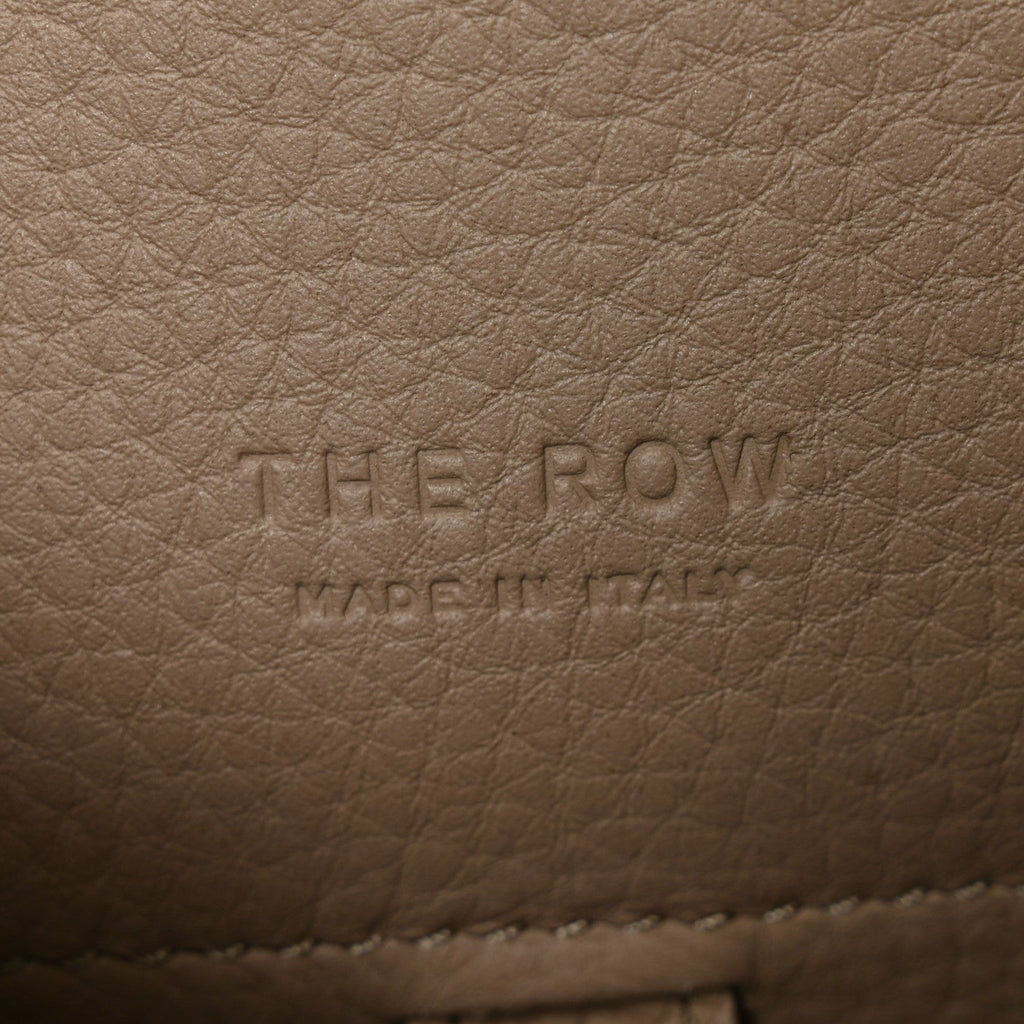Grained Calfskin Soft Margaux 10 Bag Dark Taupe
