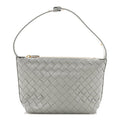 Calfskin Nappa Intrecciato Mini Wallace Agate Grey