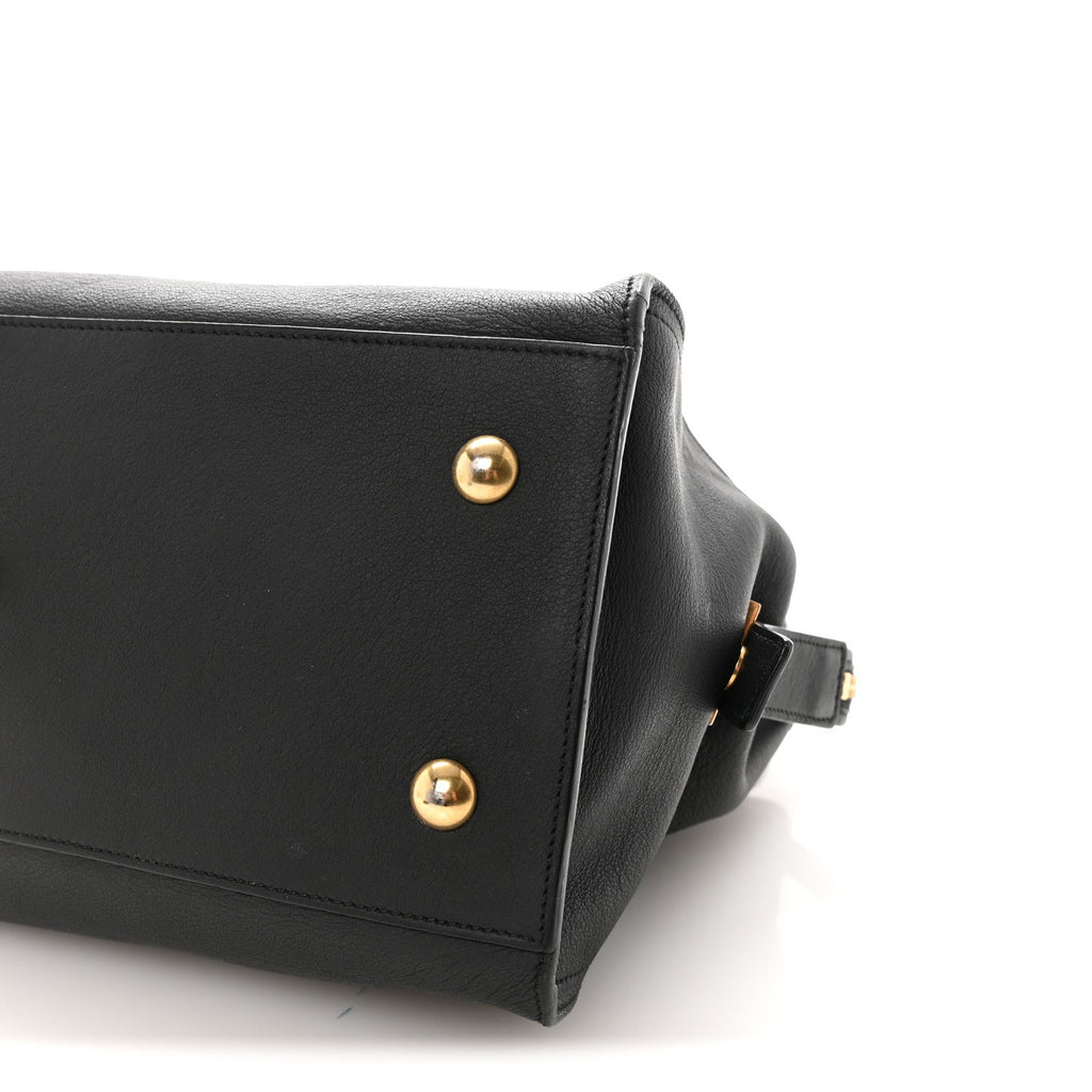 Calfskin Small Classic Y Cabas Black