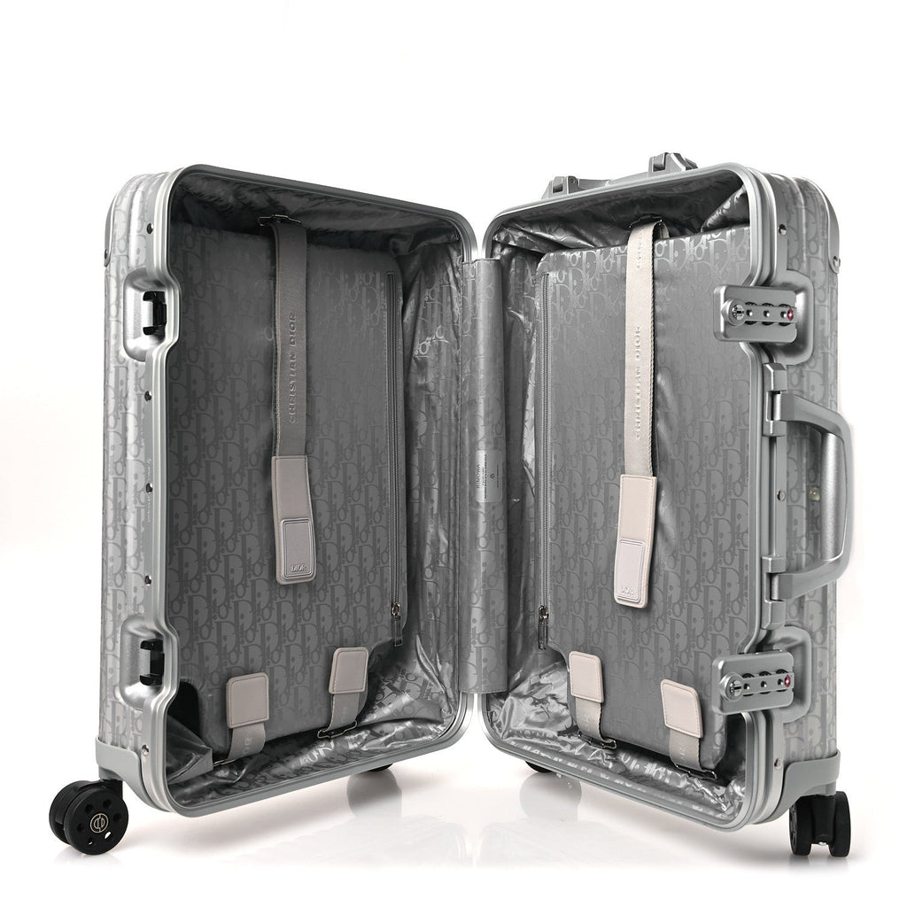 X RIMOWA Aluminum Gradient Cabin Luggage Silver