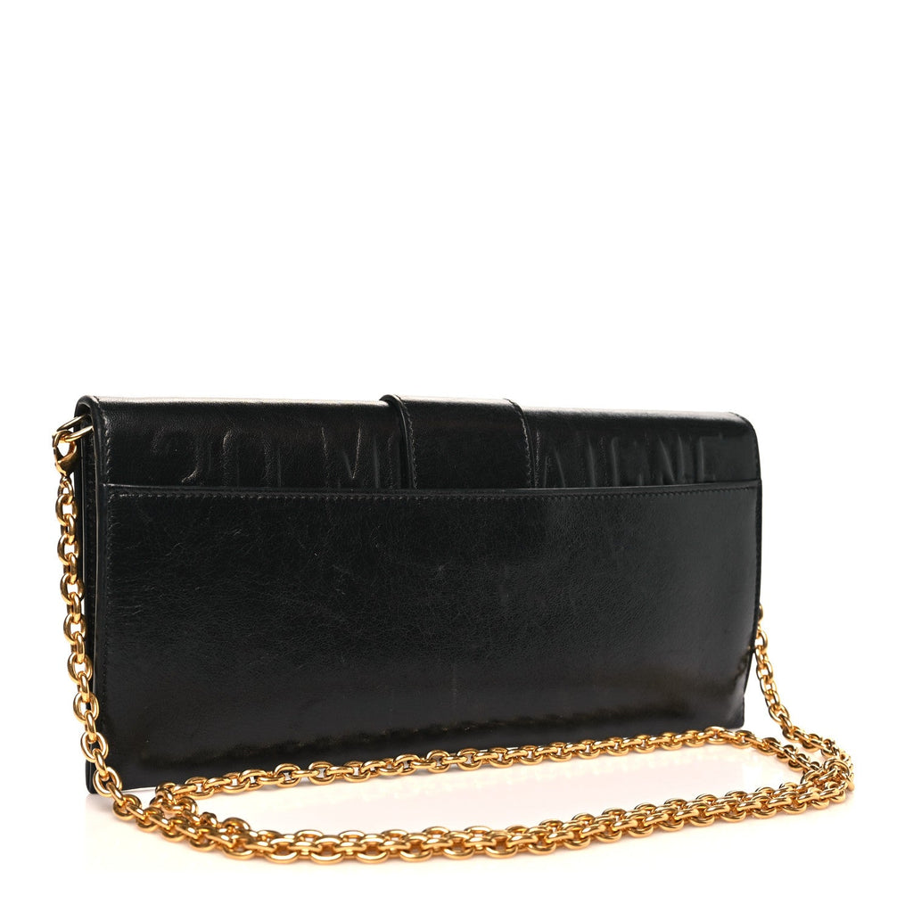 Calfskin 30 Montaigne Chain Pouch Black