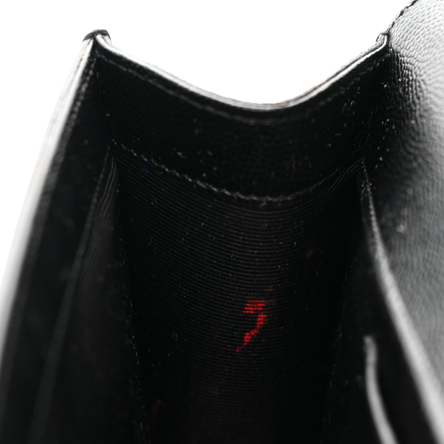 Grain De Poudre Monogram Cassandre Clutch Black