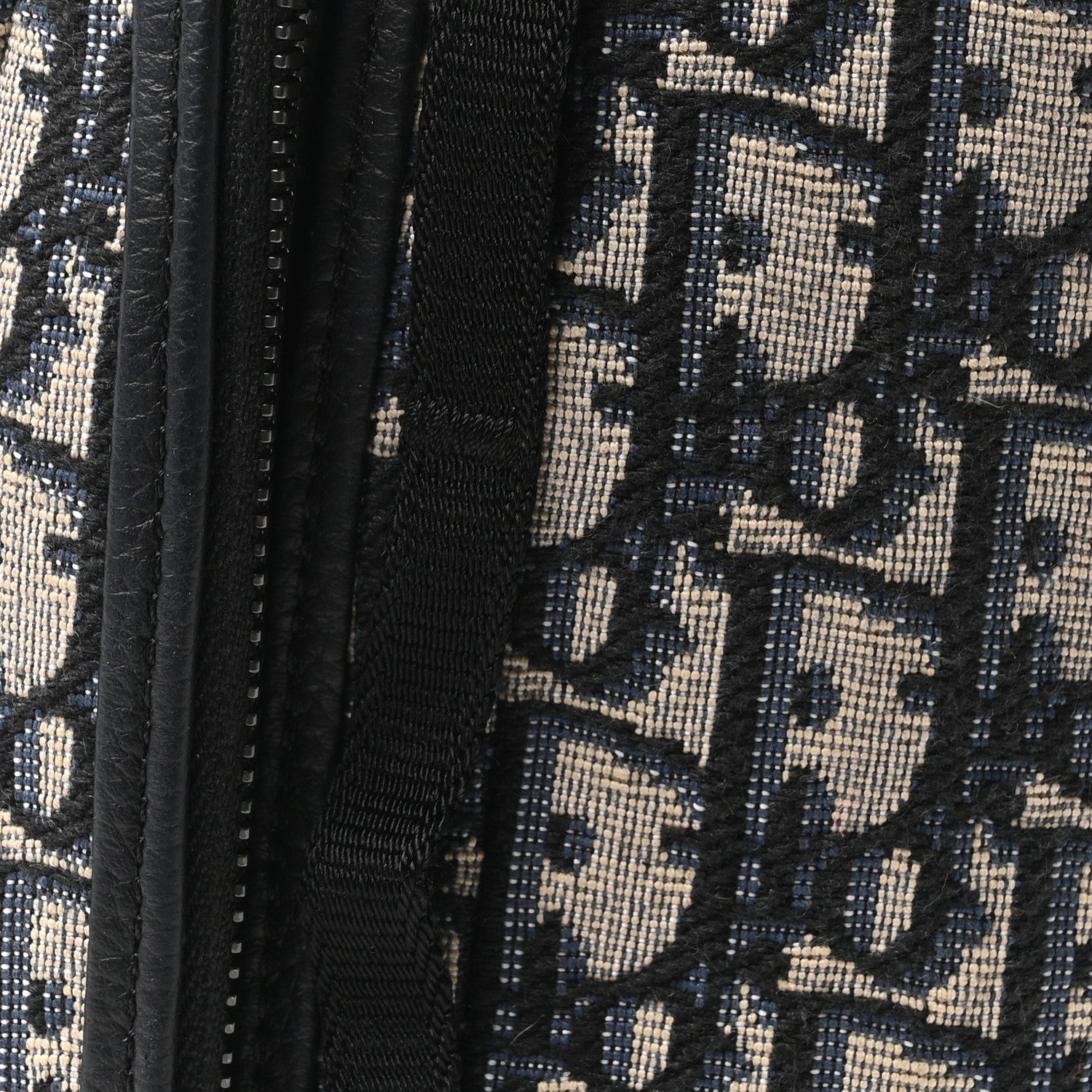 Grained Calfskin Oblique Scarab Sling Bag Blue Black