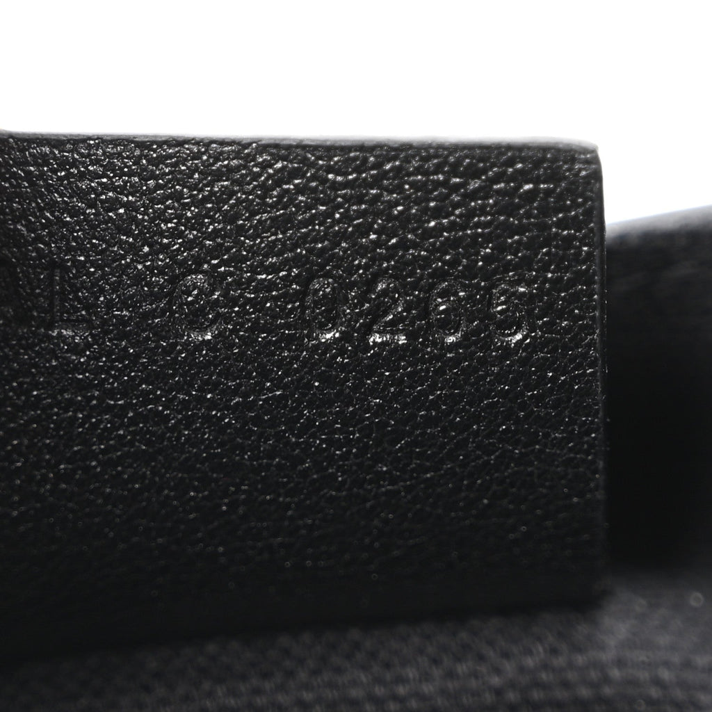 Tumbled Calfskin Nano Voyou Bag Black