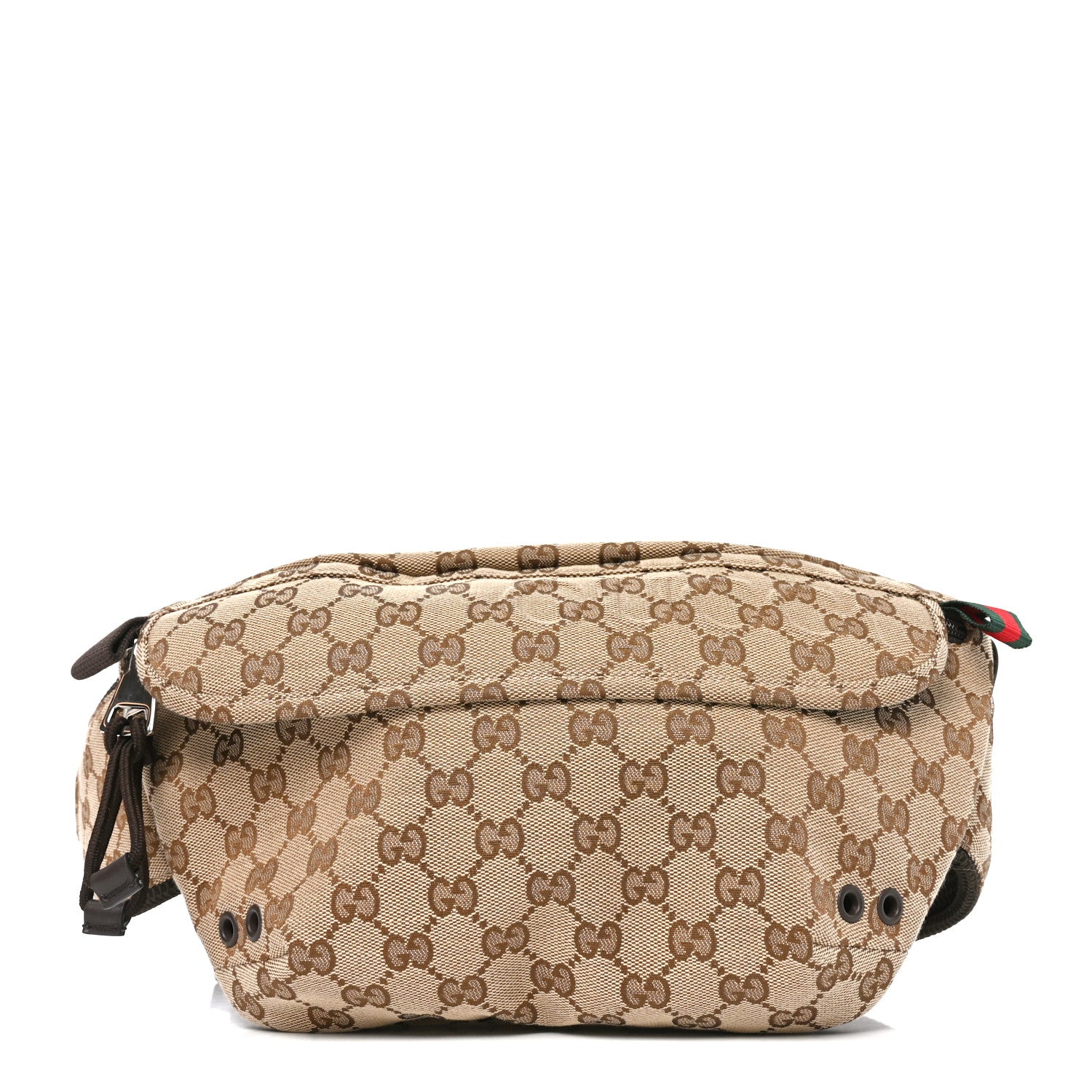 Monogram Large Belt Bag Beige Dark Brown