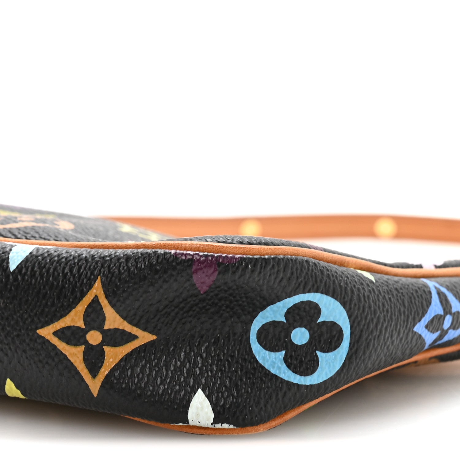 Monogram Multicolor Pochette Accessories Black