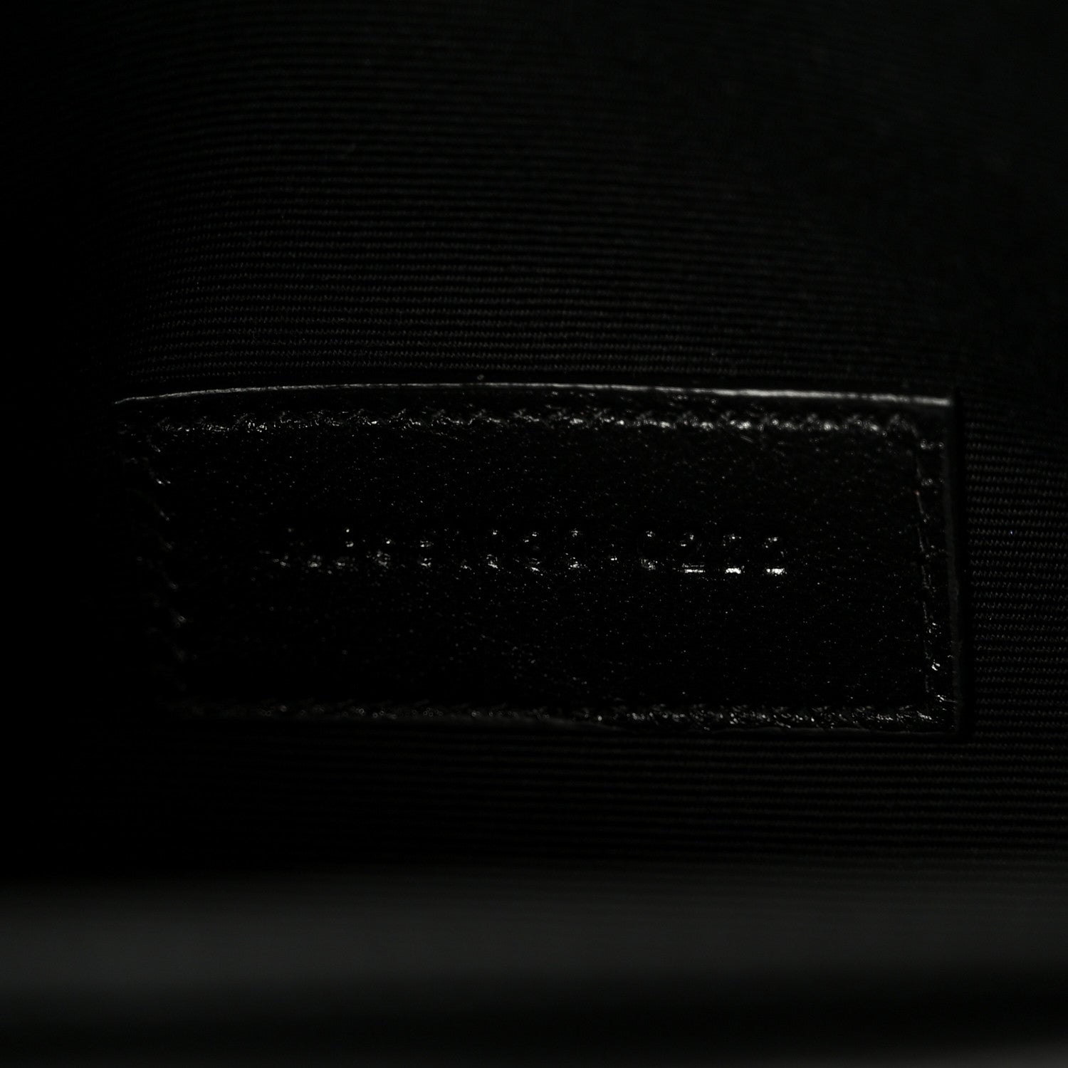 Grain De Poudre Textured Mixed Matelasse Triquilt Monogram Clutch Black