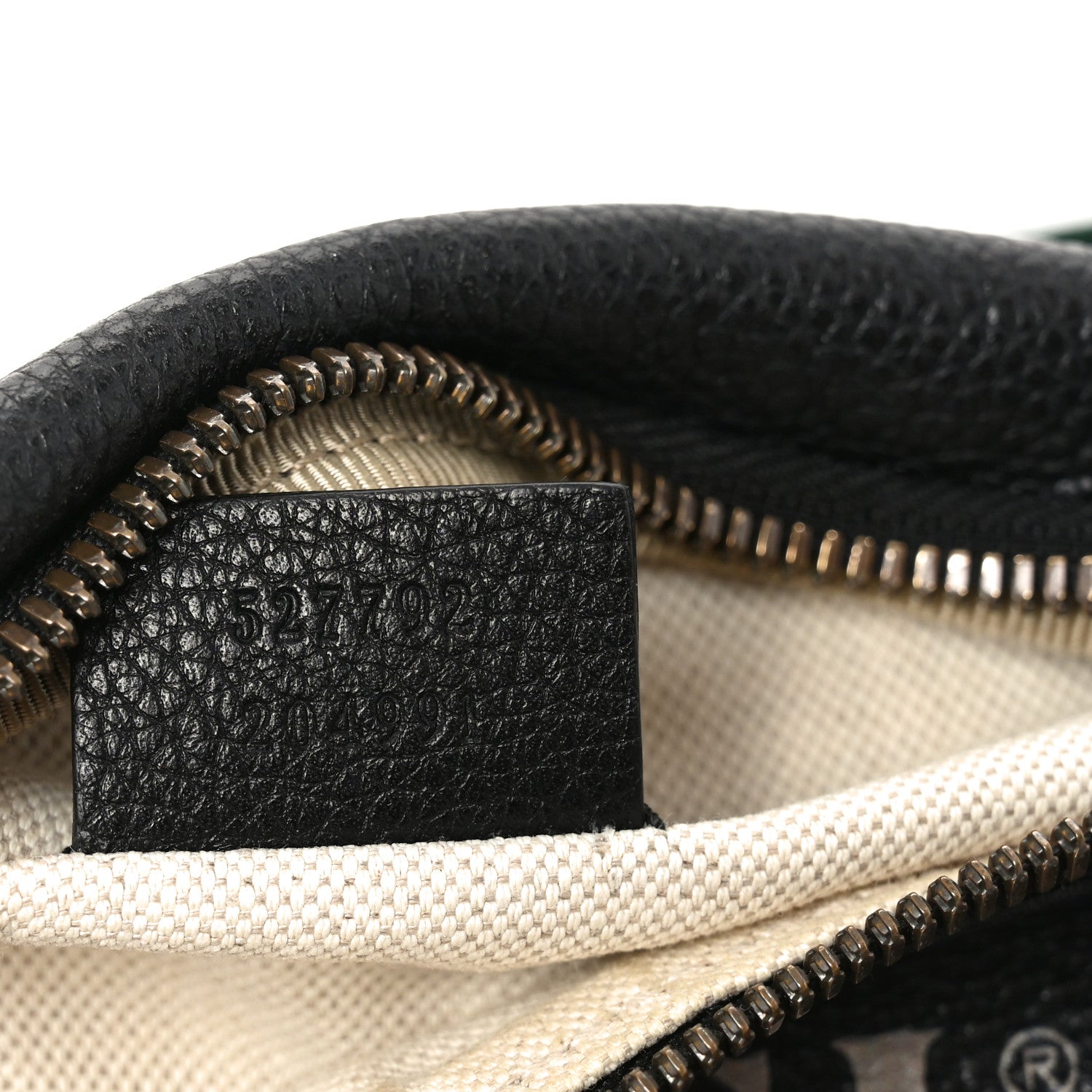 Grained Calfskin Small Logo Belt Bag Black