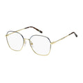 Marc Jacobs Eyeglasses Square Full Rim, Gradient Matte Blue Gold Frame and Clear Demo Lenses Lens MARC7030NUC00
