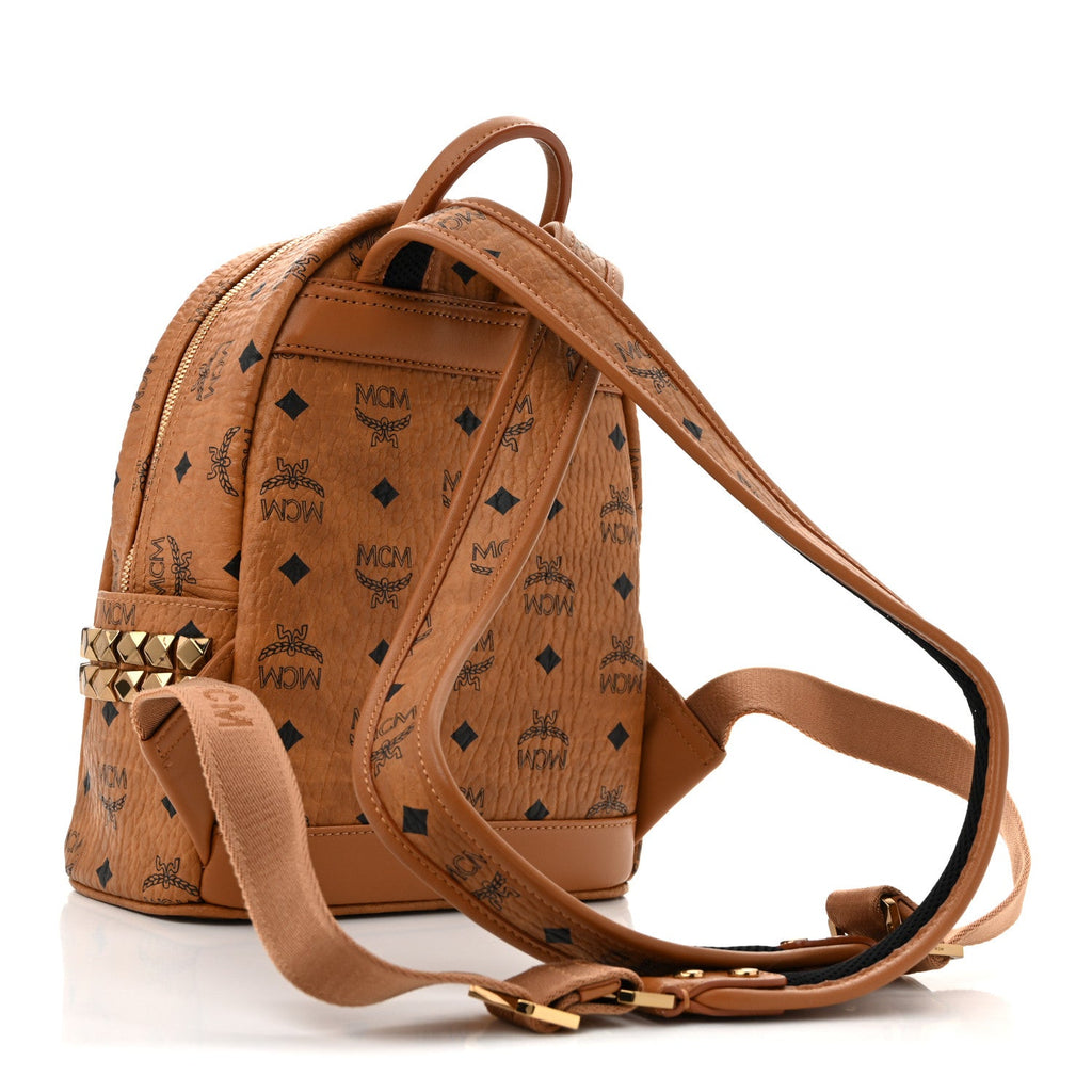 Visetos Side Stud Mini Stark Backpack Cognac