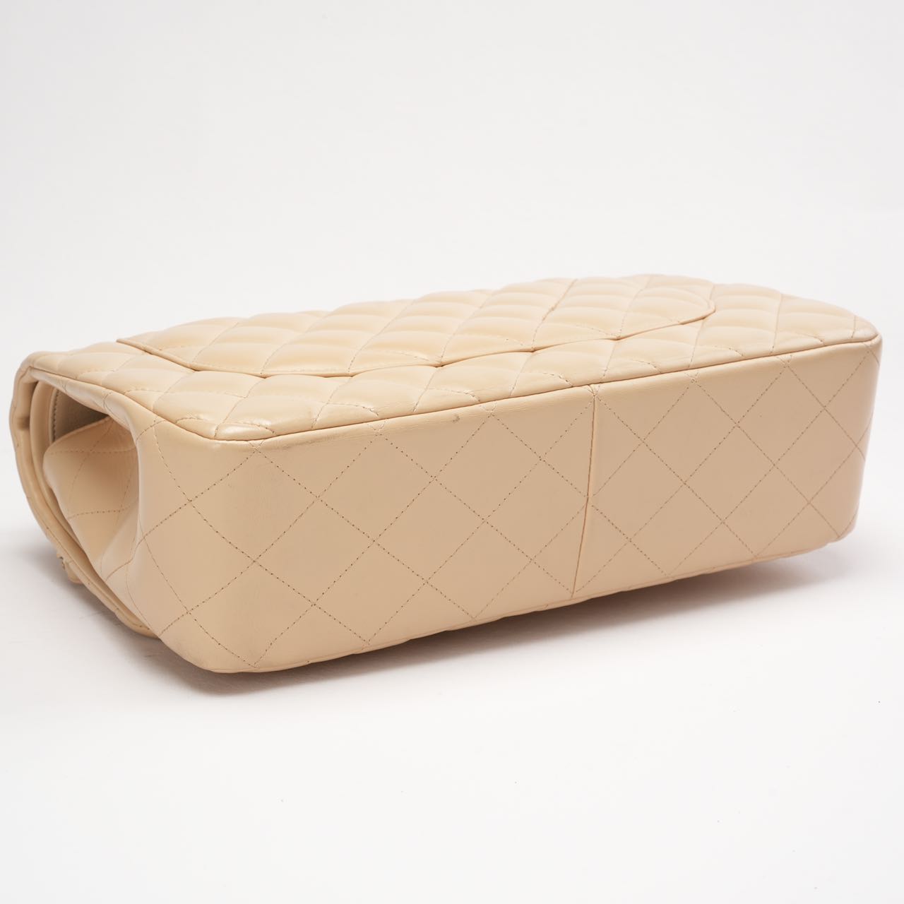 Chanel Classic Jumbo Double Flap Lamb Beige 2011