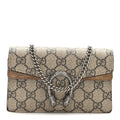 GG Supreme Monogram Super Mini Dionysus Shoulder Bag Taupe