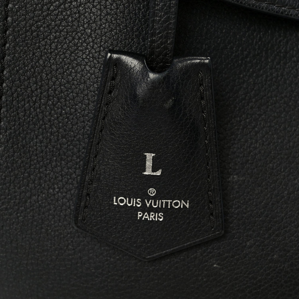 Soft Calfskin My Lockme Top Handle Black