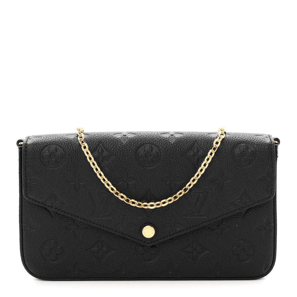 Empreinte Pochette Felicie Chain Wallet Black
