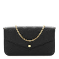 Empreinte Pochette Felicie Chain Wallet Black