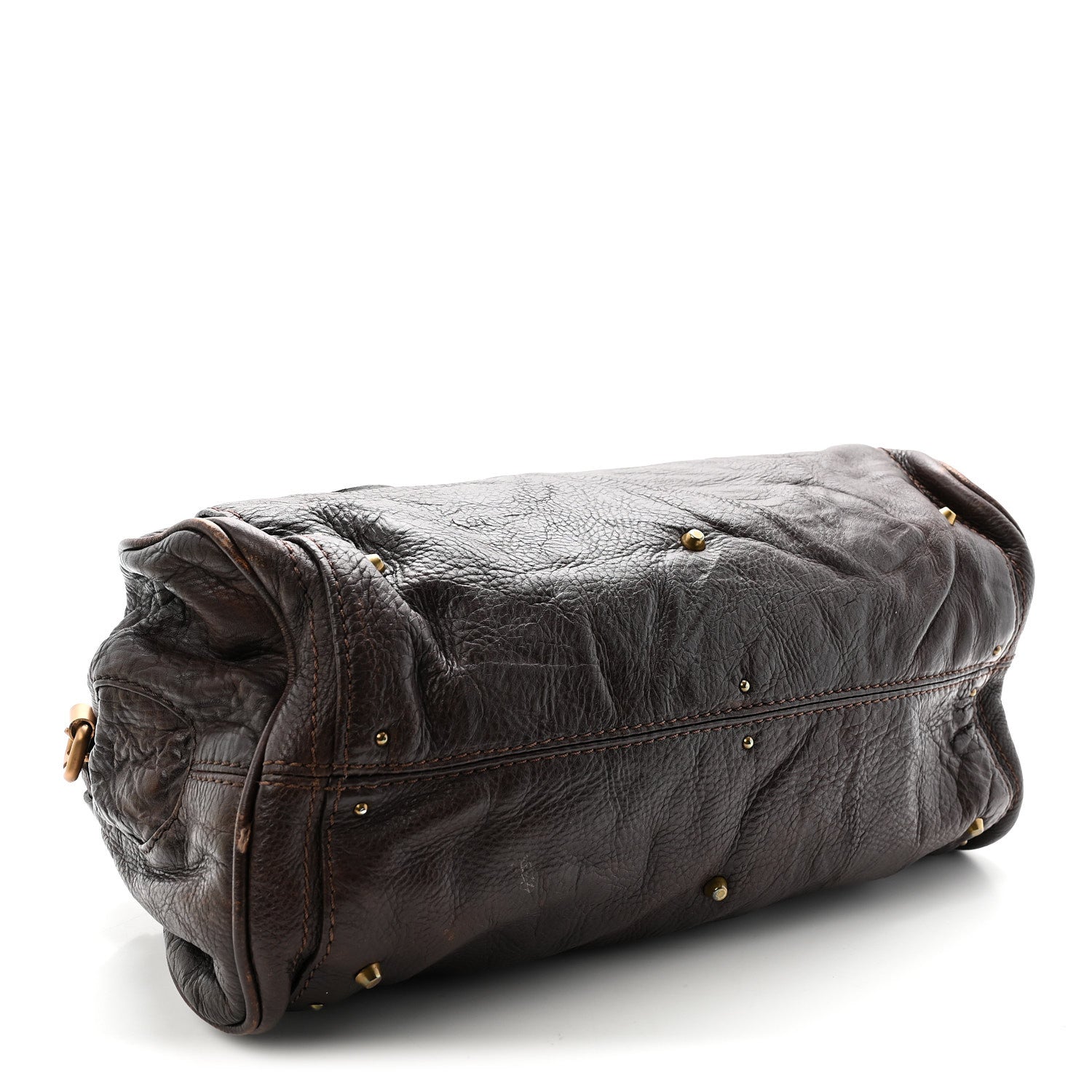 Calfskin Medium Paddington Satchel Brown