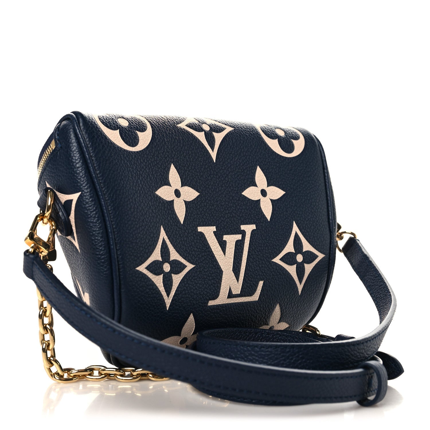 Empreinte Monogram Giant Mini By The Pool Bumbag Navy Creme
