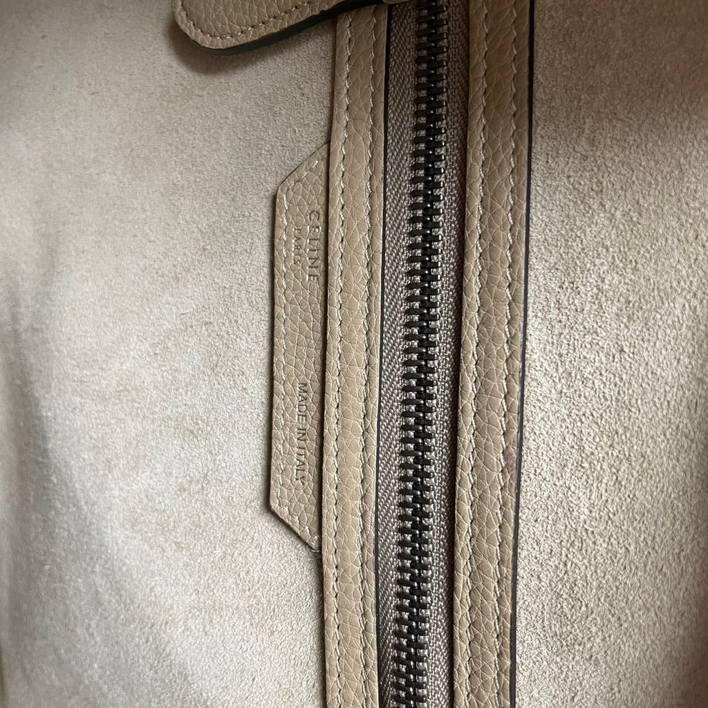 Celine Luggage Micro Tote Grey 2015