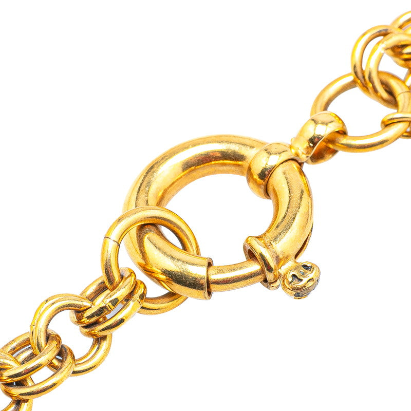 Chanel Coco Mark Mirror Pendant Necklace