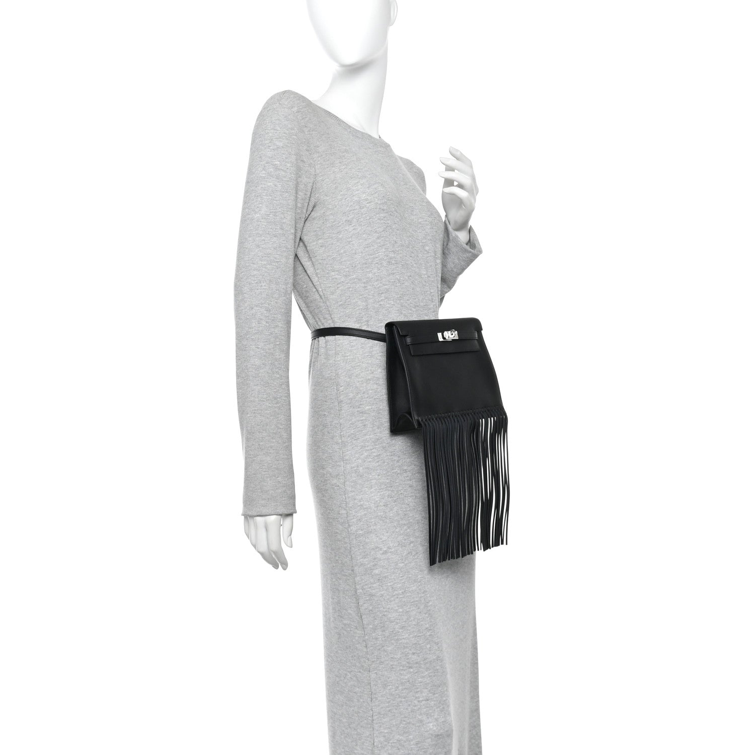 Swift Kelly Danse Anate Fringed Belt Bag Black