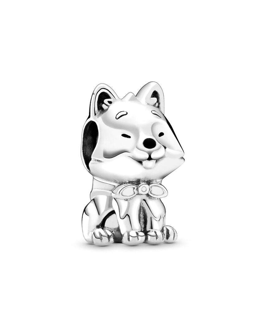 Pandora Moments Silver Japanese Akita Inu Dog Charm