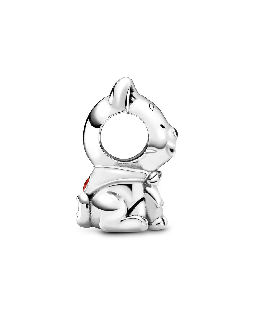 Pandora Moments Silver Japanese Akita Inu Dog Charm