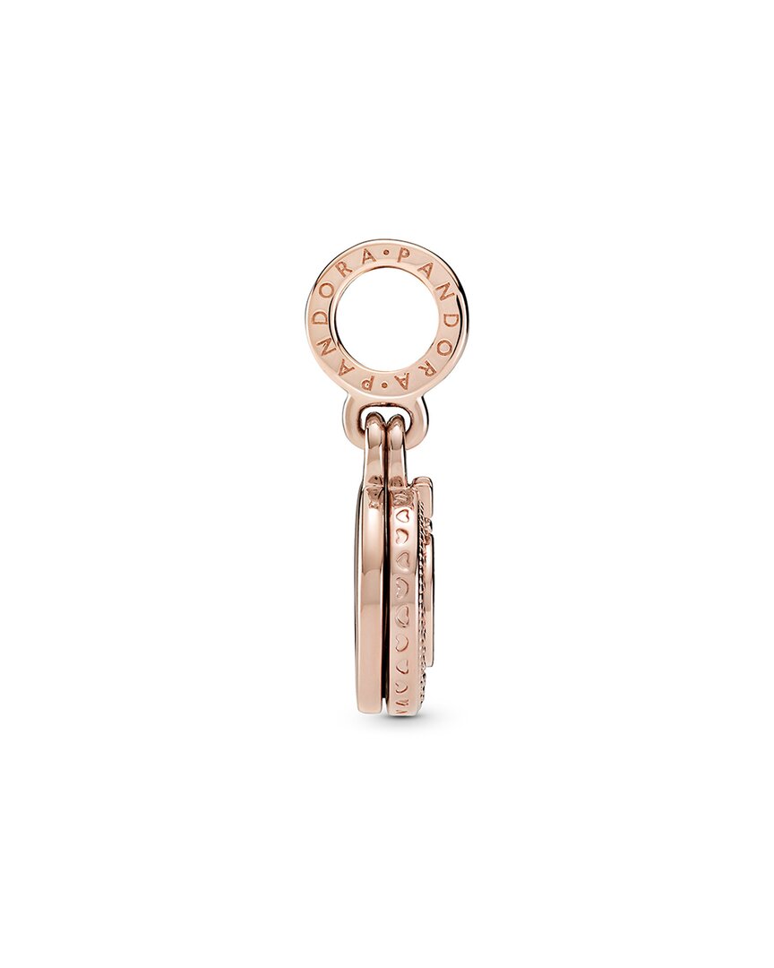 Pandora Signature 14K Rose Gold Plated Cz Crown Charm