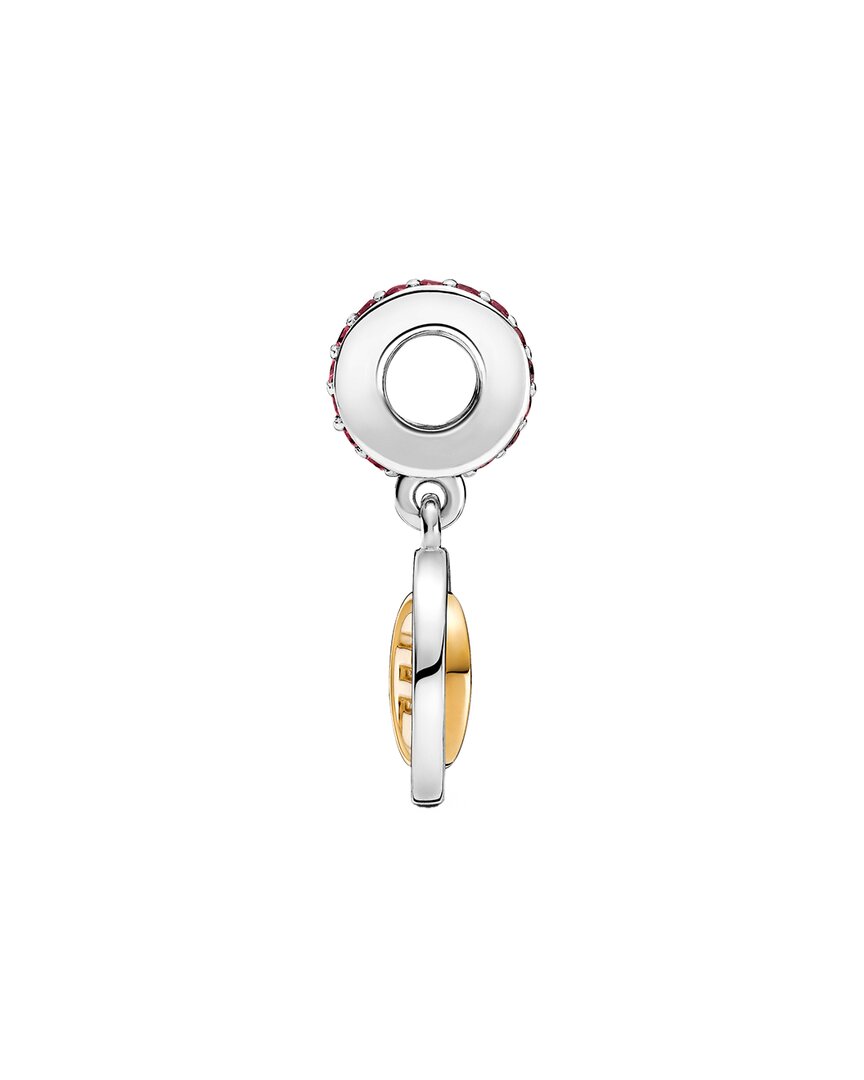 Pandora Moments Silver & 14K Plated Cz Charm