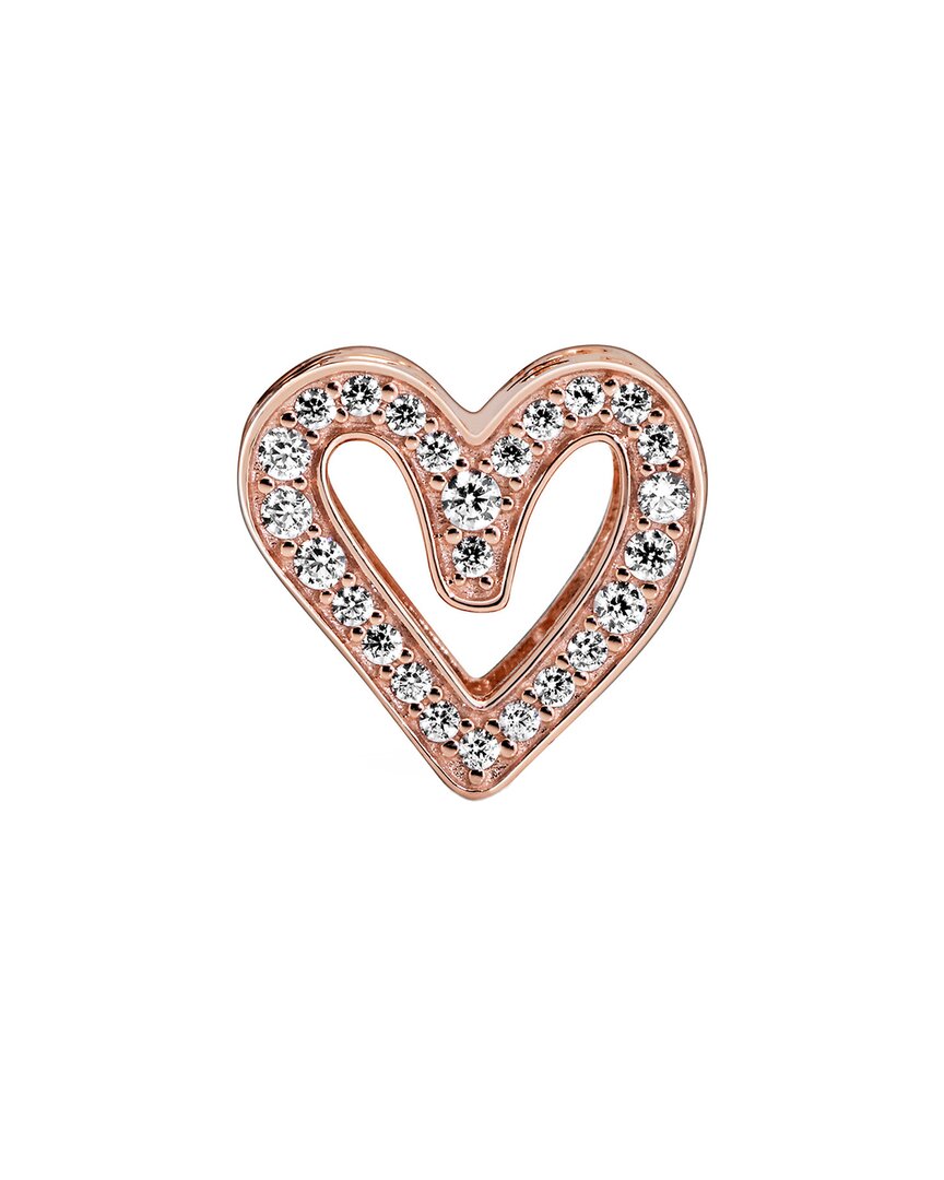 Pandora Moments 14K Rose Gold Plated Cz Charm