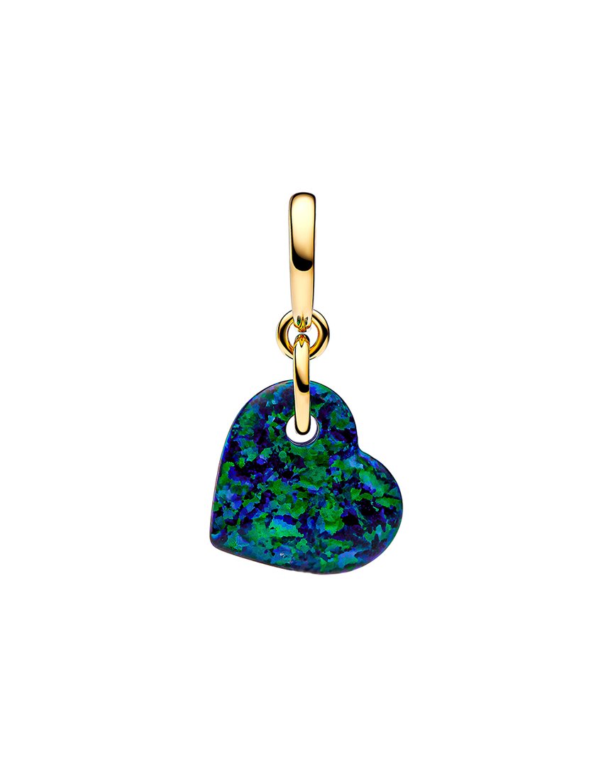 Pandora Moments 14K Plated Lab-Grown Opal Charm