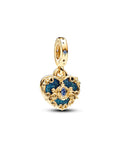 Pandora X Disney Gold Plated Disney Cinderella's Carriage & Heart Dangle Charm