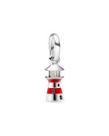 Pandora Moments Silver Glow-In-The-Dark Lighthouse Dangle Charm