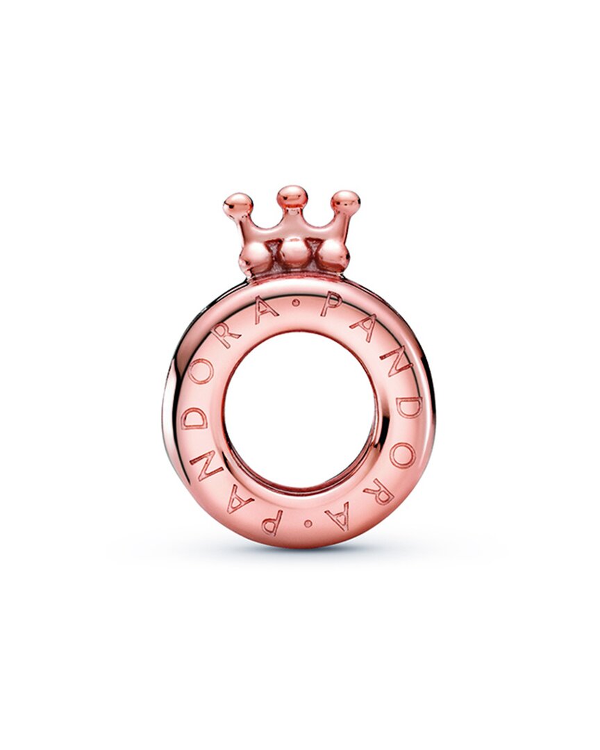 Pandora Signature 14K Rose Gold Plated Crown O Charm