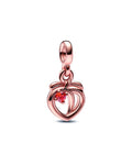 Pandora Me 14K Plated Cz Cheeky Peach Mini Dangle Charm