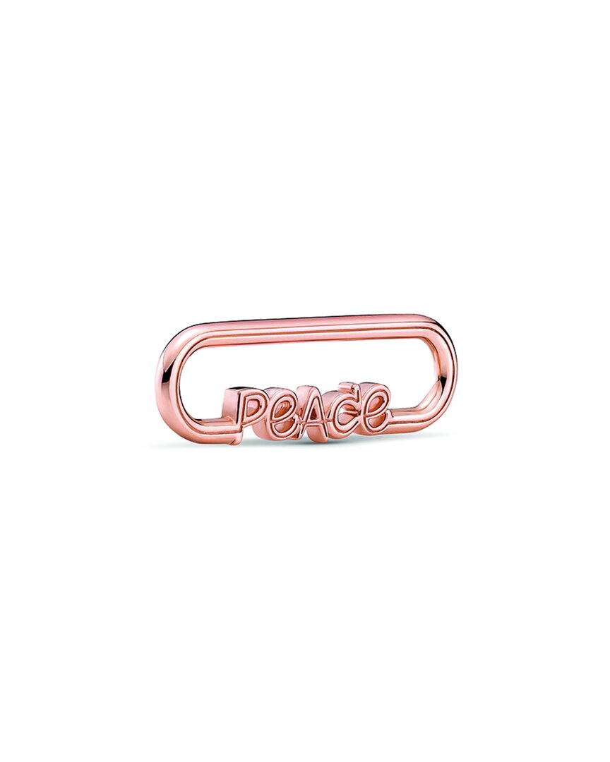 Pandora Me 14K Plated Peace Script Charm