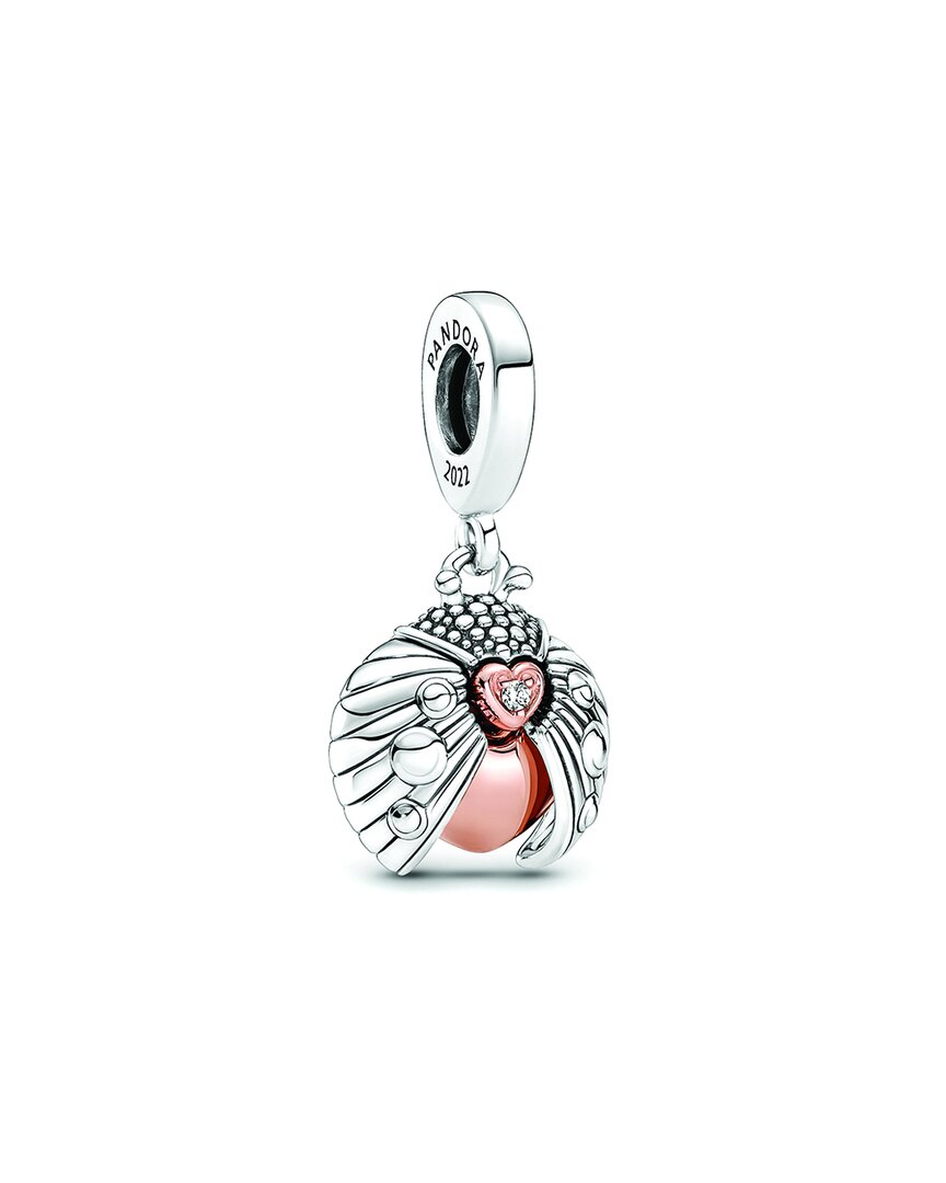 Pandora Moments 14K Rose Gold Plated & Silver Ladybird Dangle Charm