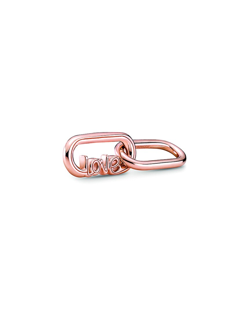 Pandora Me 14K Rose Gold Plated Love Script Charm