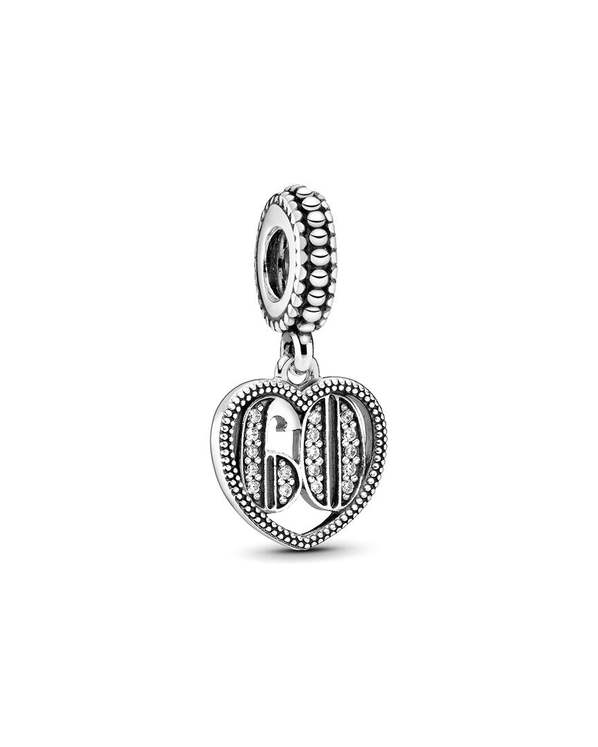 Pandora Moments Silver Cz Charm