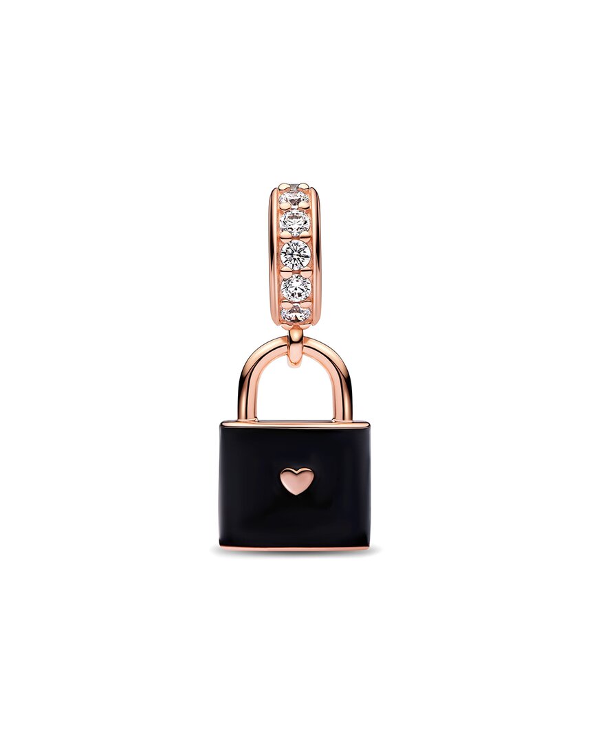 Pandora Moments 14K Rose Gold Plated Cz Dangle Charm