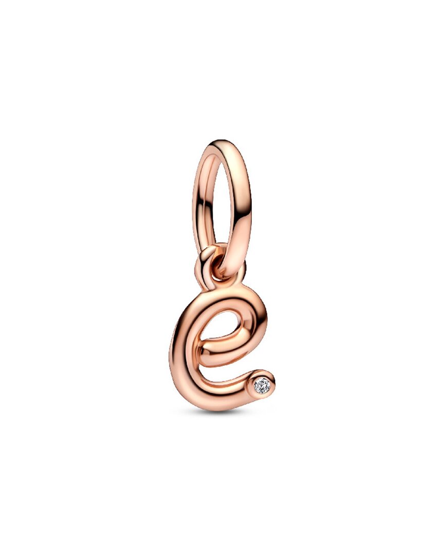 Pandora Moments 14K Rose Gold Plated Cz Dangle Charm