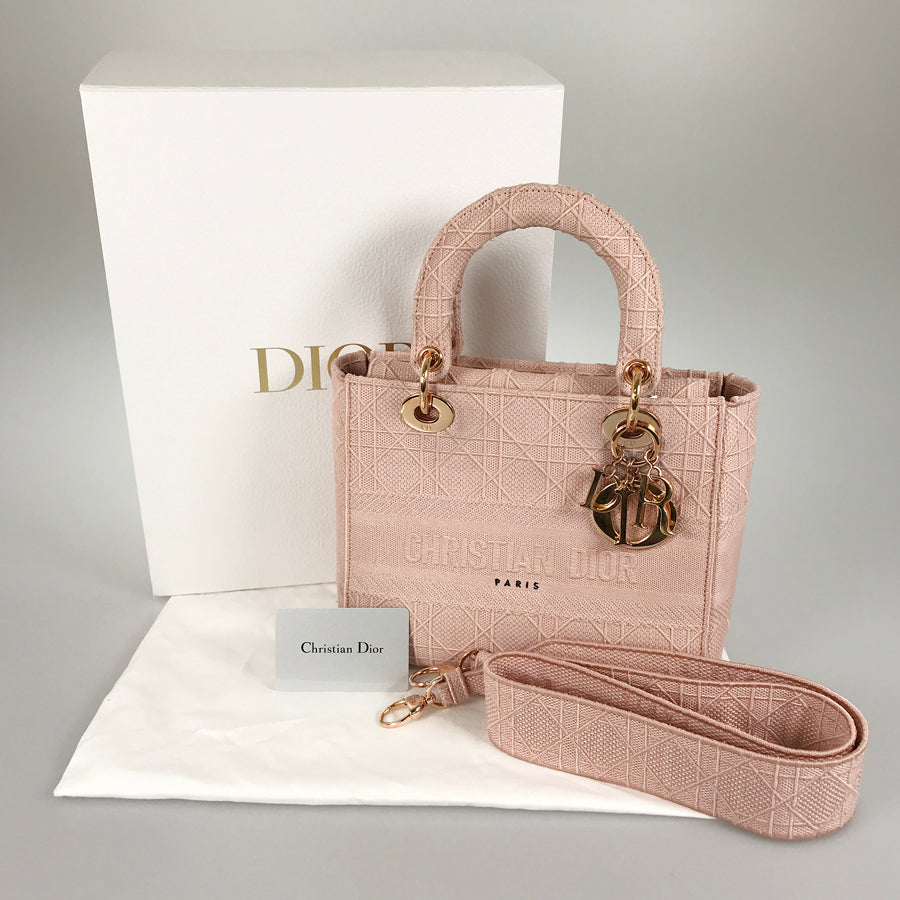Dior Canage Medium LADY D-LITE Hand bag
