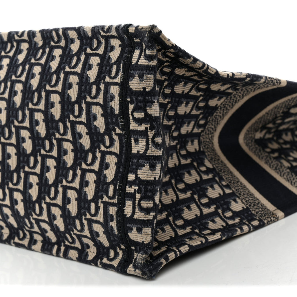 Oblique Large Book Tote Blue Multicolor