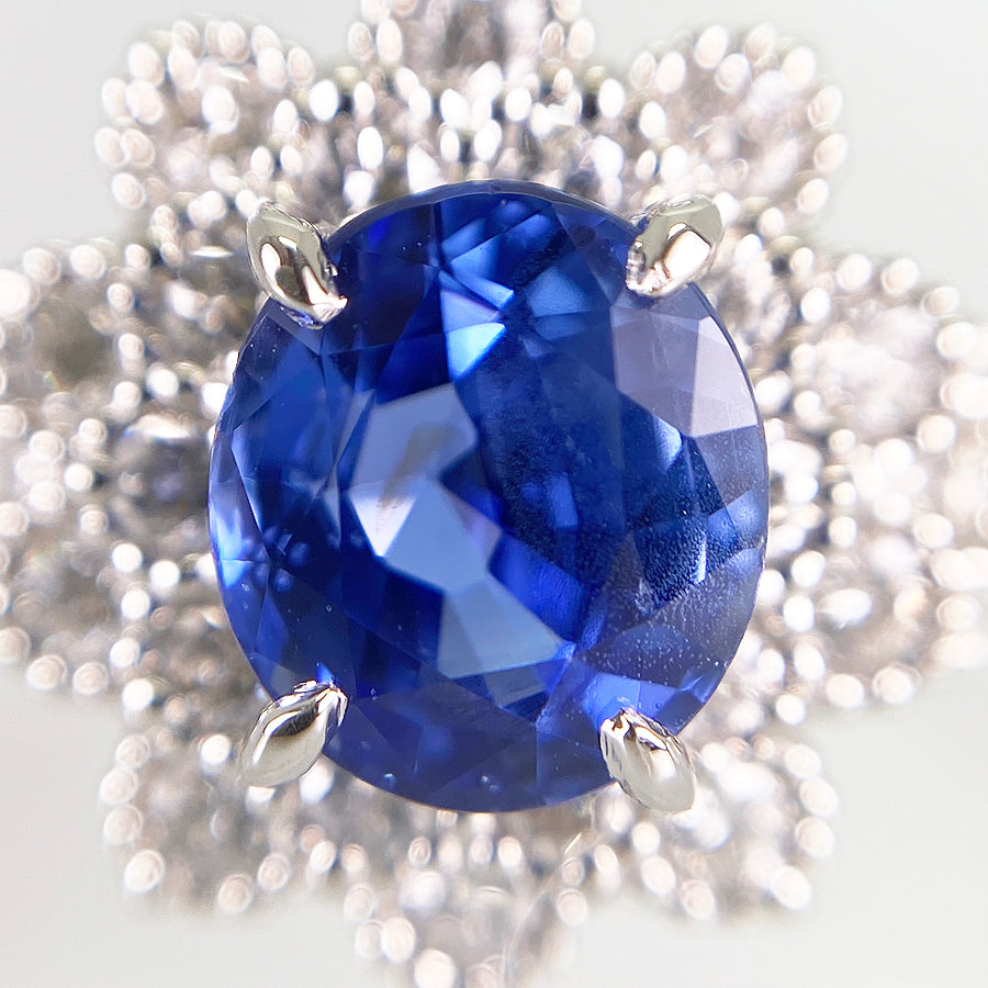 Ring Platinum Sapphire