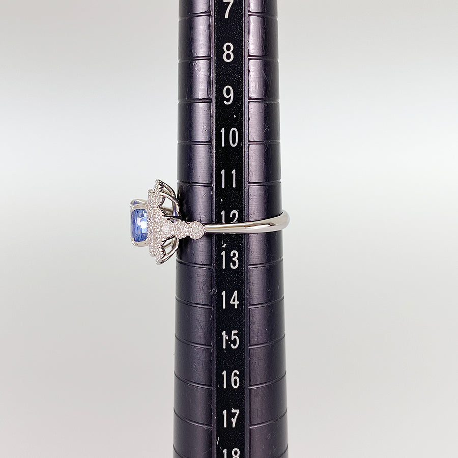 Ring Platinum Sapphire