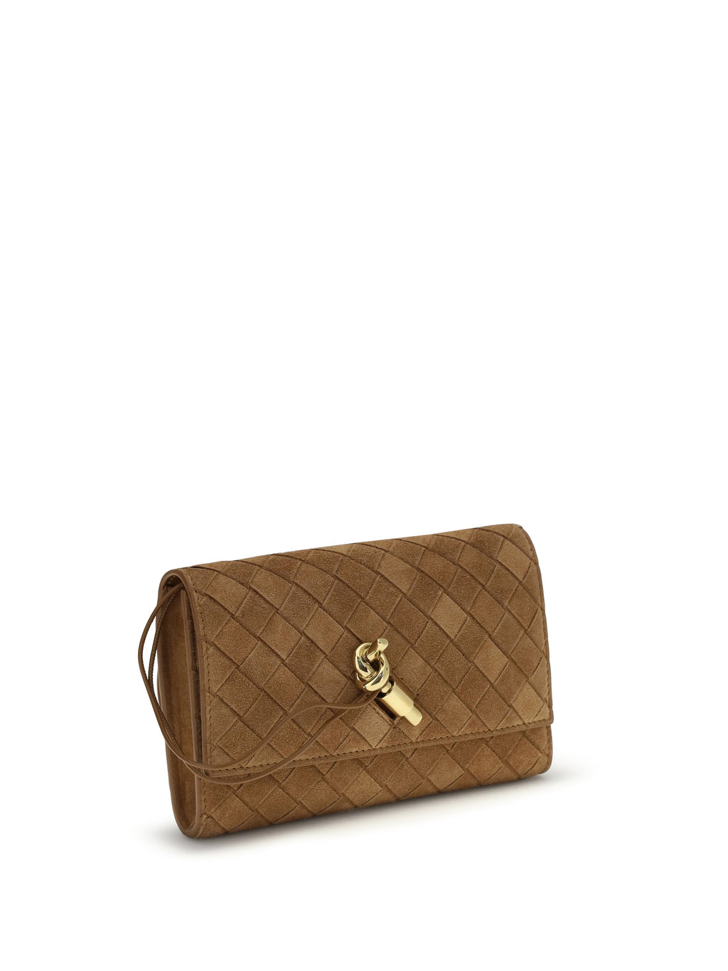 Bottega Veneta Women Andiamo Clutch With Shoulder Strap