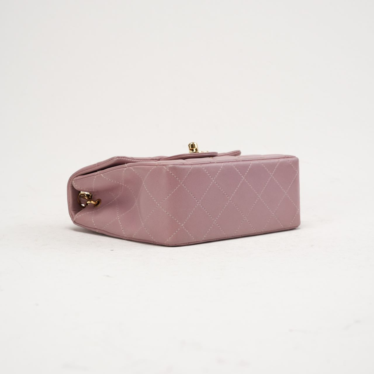 Chanel Vintage Mini Square Classic Flap Pink 2002