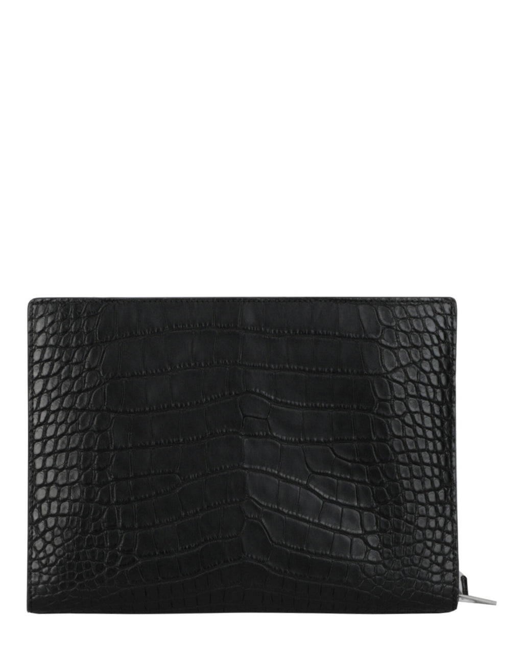 Bottega Veneta Mens Alligator Leather Clutch