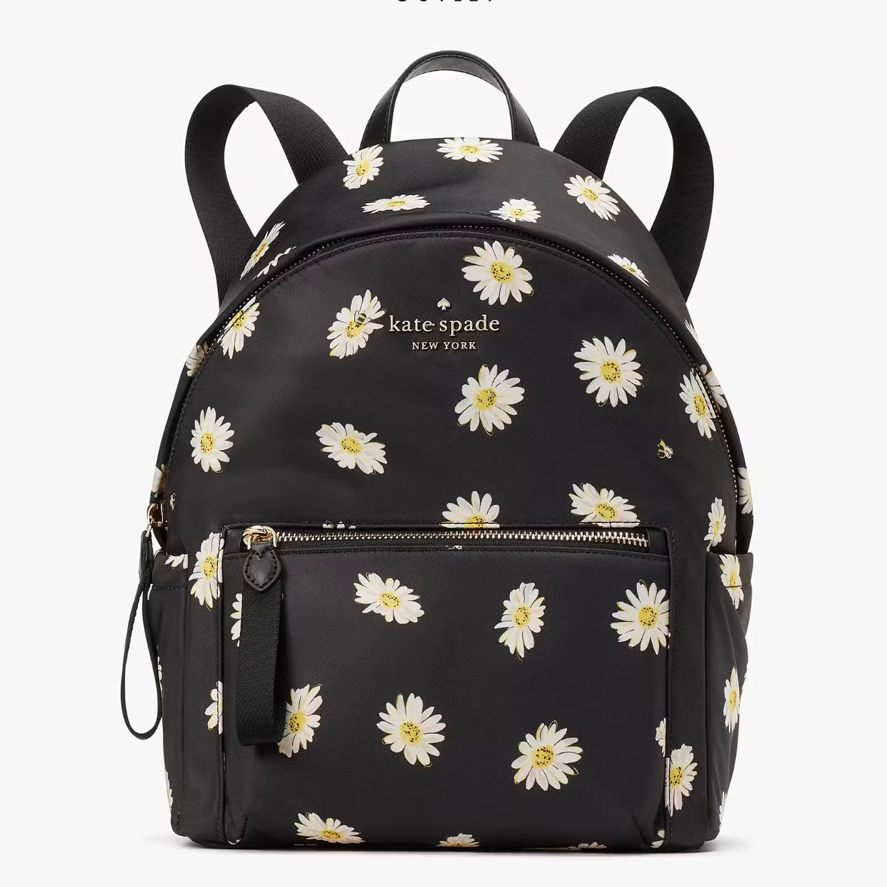 KATE SPADE Chelsea Nylon Backpack Medium Daisy NWOT