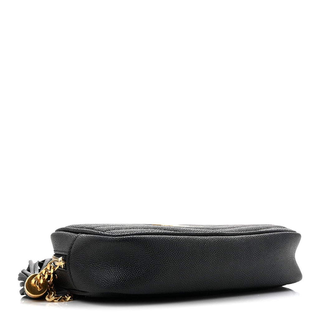 Grain De Poudre Matelasse Monogram Mini Lou Camera Bag Black