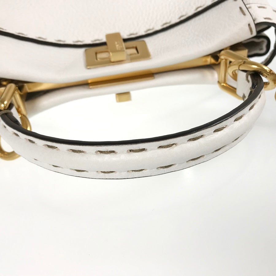 FENDI Peekaboo Mini Selleria Hand bag